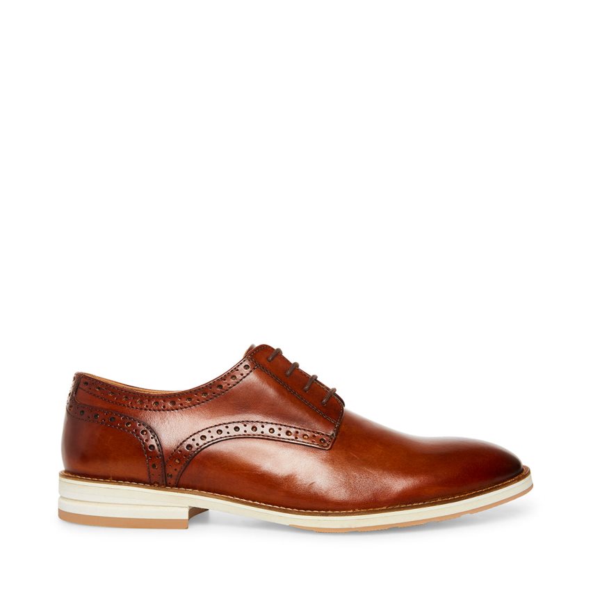 Zapatos Derby Steve Madden Derbyy Cuero Hombre Marrones | ES YN369E